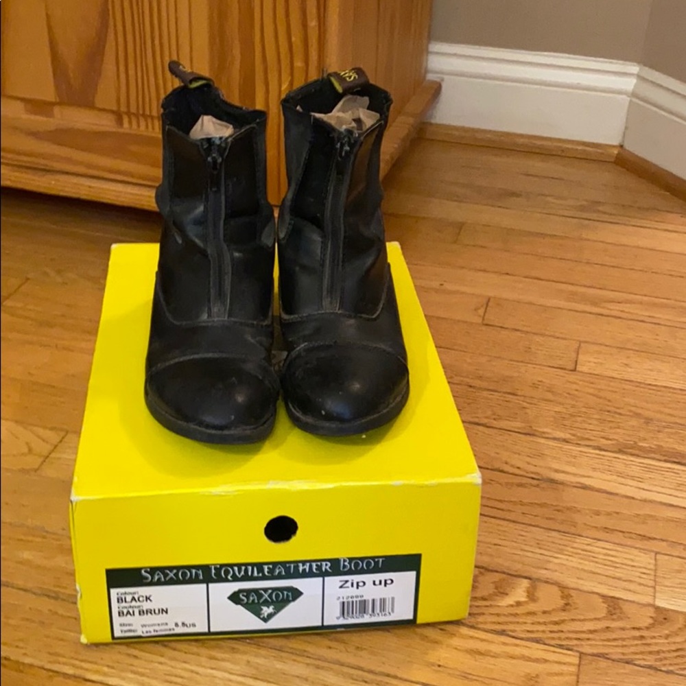 Saxon Equileather Paddock Boots